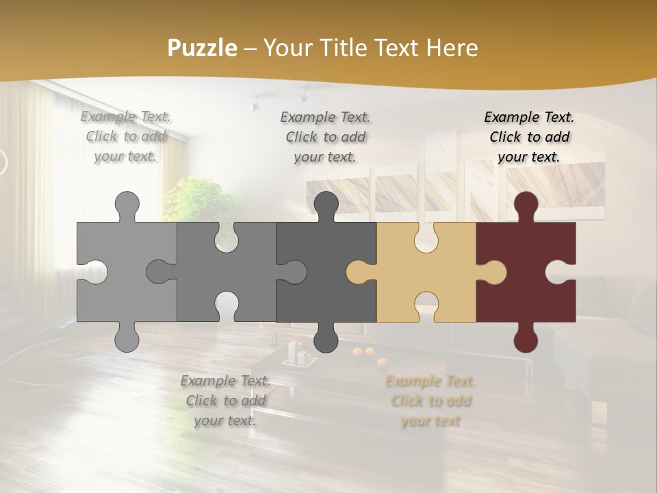 Lounge Cabinet Chair PowerPoint Template