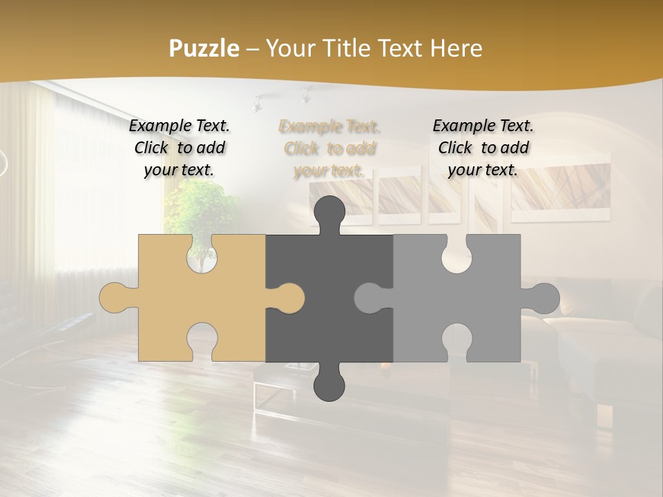 Lounge Cabinet Chair PowerPoint Template