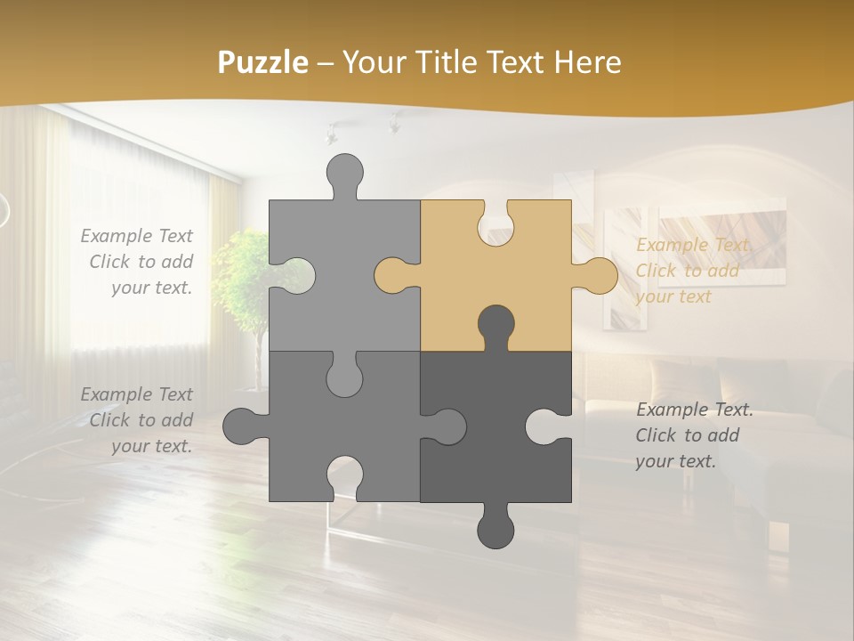 Lounge Cabinet Chair PowerPoint Template