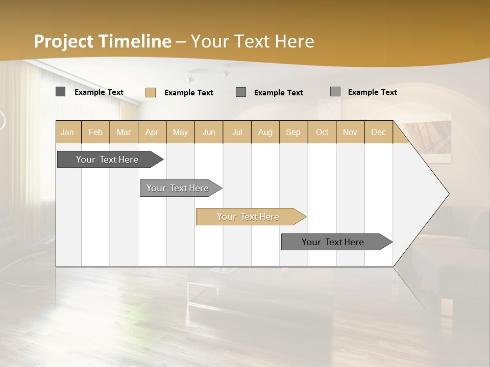 Lounge Cabinet Chair PowerPoint Template