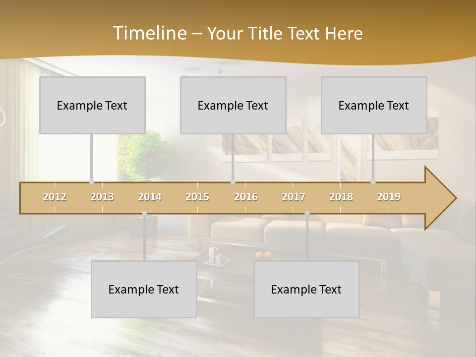 Lounge Cabinet Chair PowerPoint Template