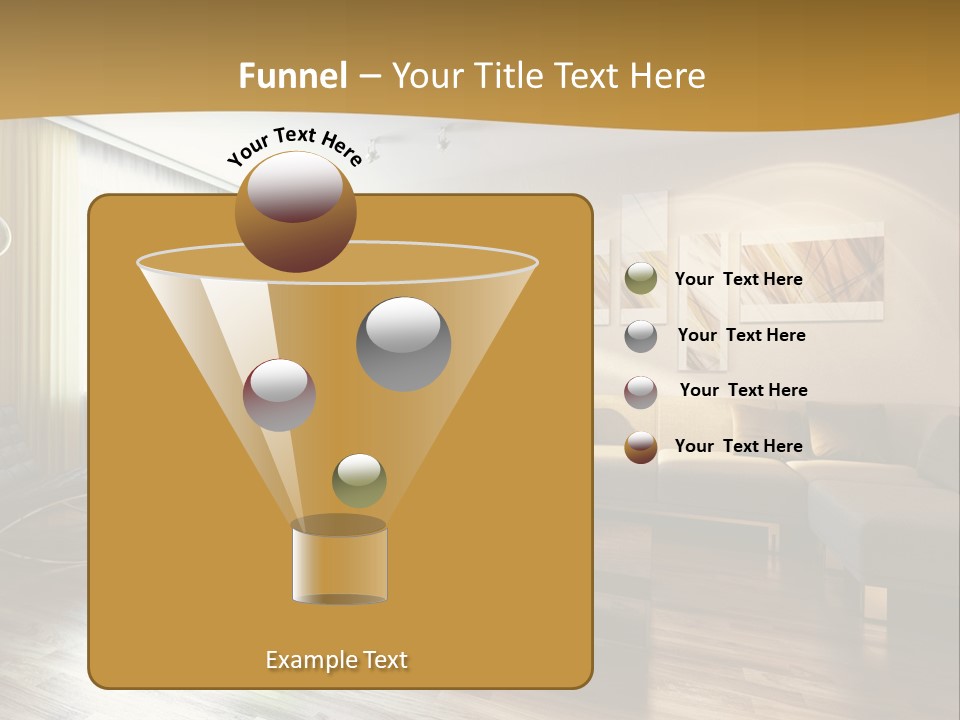 Lounge Cabinet Chair PowerPoint Template