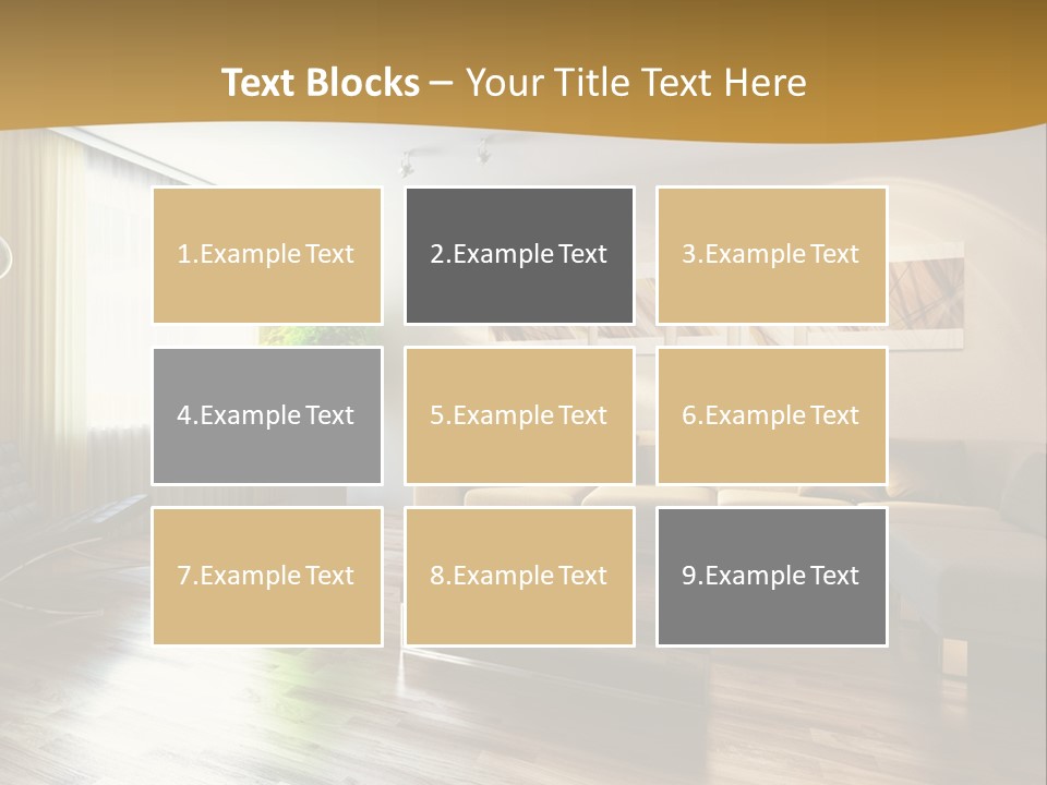 Lounge Cabinet Chair PowerPoint Template