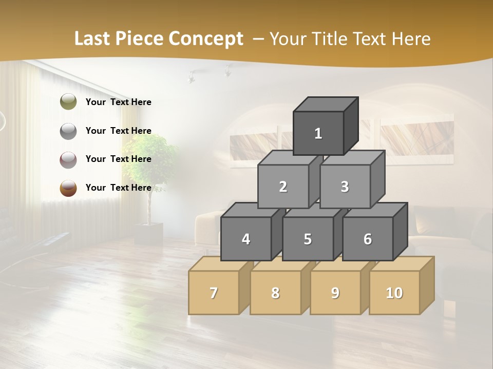 Lounge Cabinet Chair PowerPoint Template