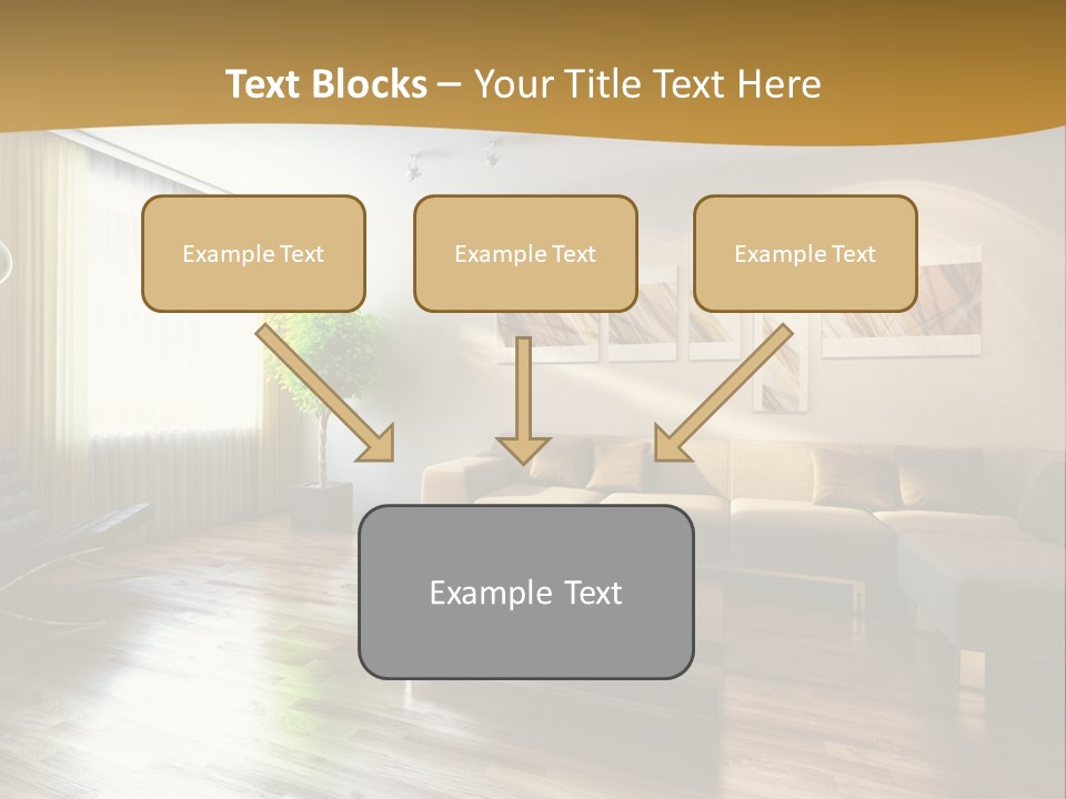 Lounge Cabinet Chair PowerPoint Template