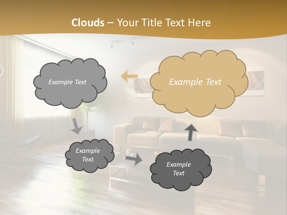 Lounge Cabinet Chair PowerPoint Template