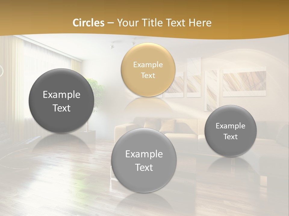 Lounge Cabinet Chair PowerPoint Template