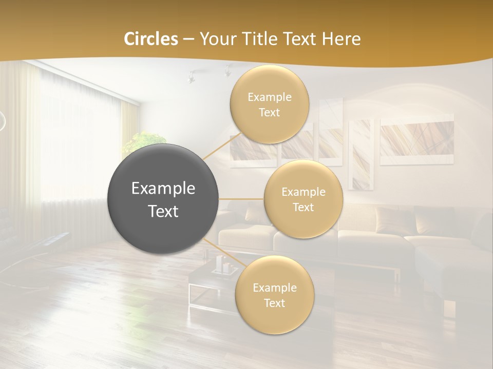 Lounge Cabinet Chair PowerPoint Template