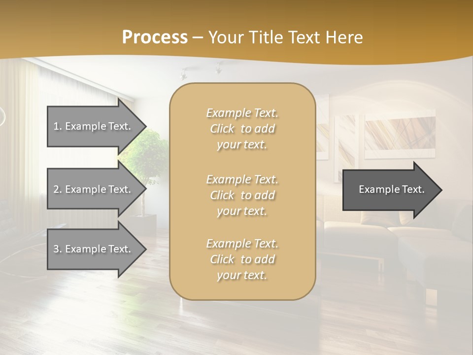 Lounge Cabinet Chair PowerPoint Template