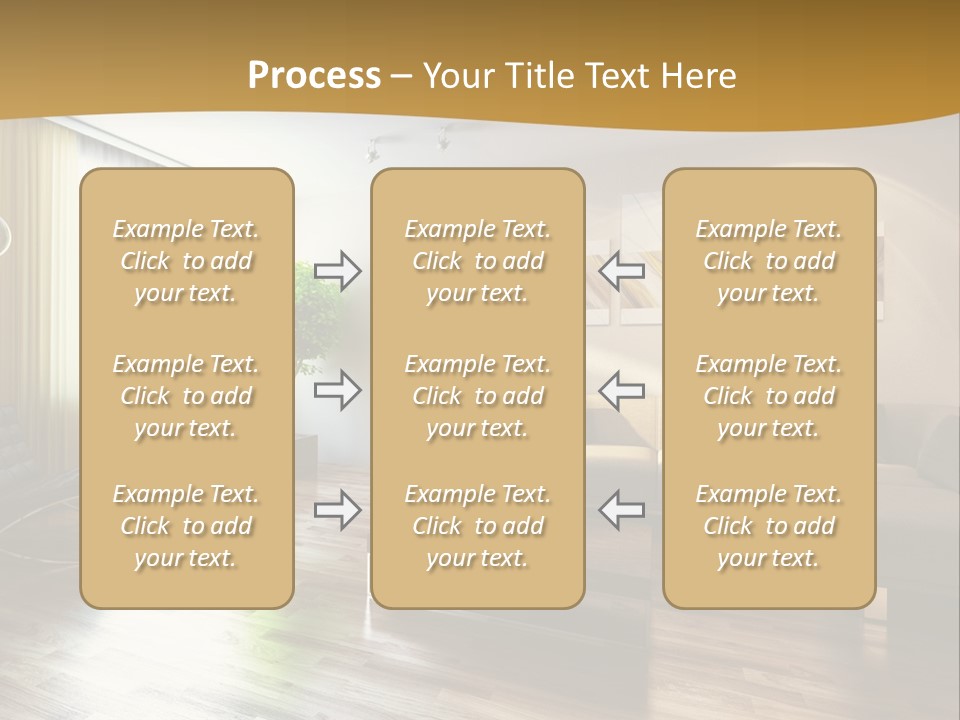 Lounge Cabinet Chair PowerPoint Template