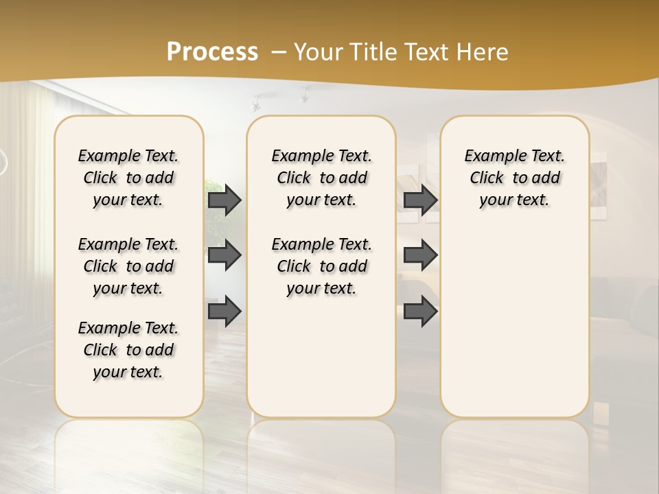 Lounge Cabinet Chair PowerPoint Template