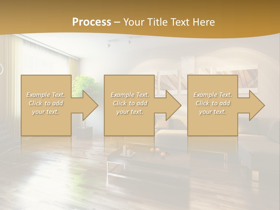 Lounge Cabinet Chair PowerPoint Template