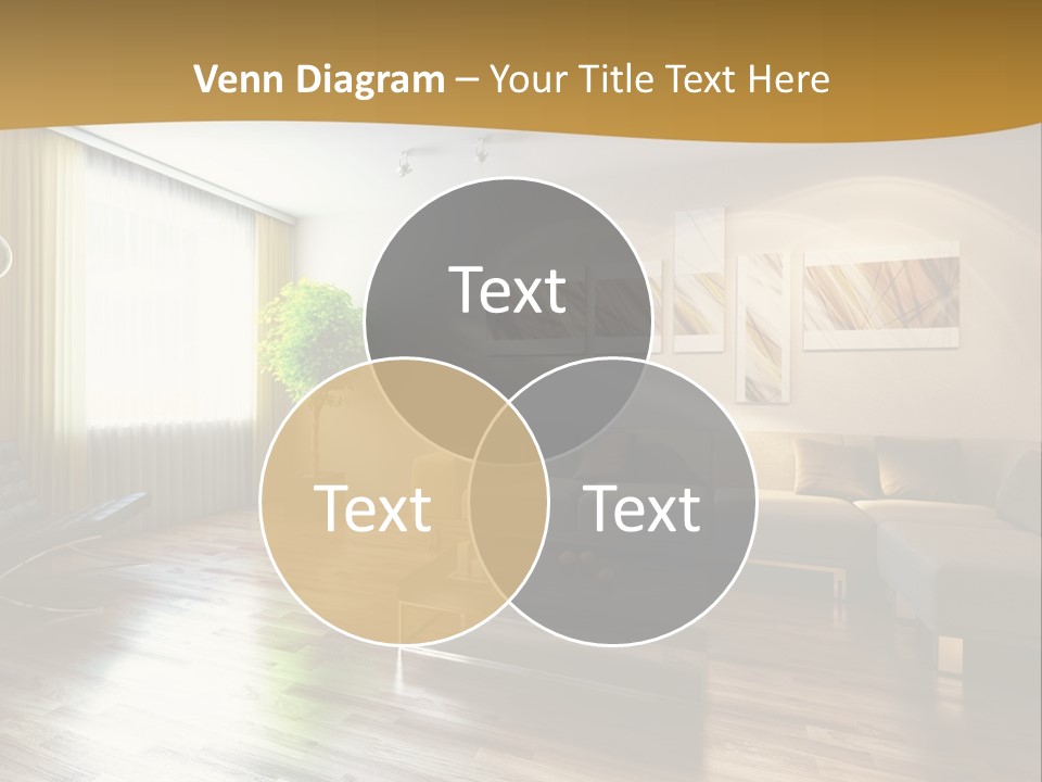 Lounge Cabinet Chair PowerPoint Template