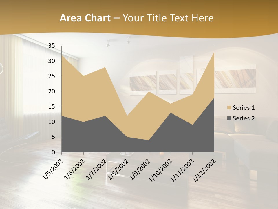 Lounge Cabinet Chair PowerPoint Template