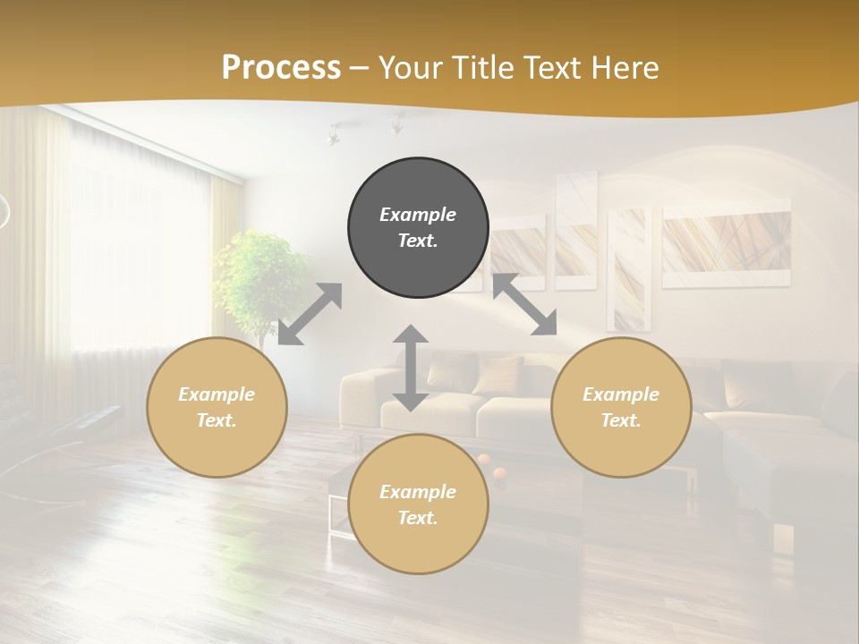 Lounge Cabinet Chair PowerPoint Template
