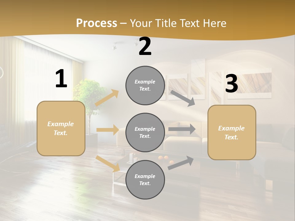 Lounge Cabinet Chair PowerPoint Template