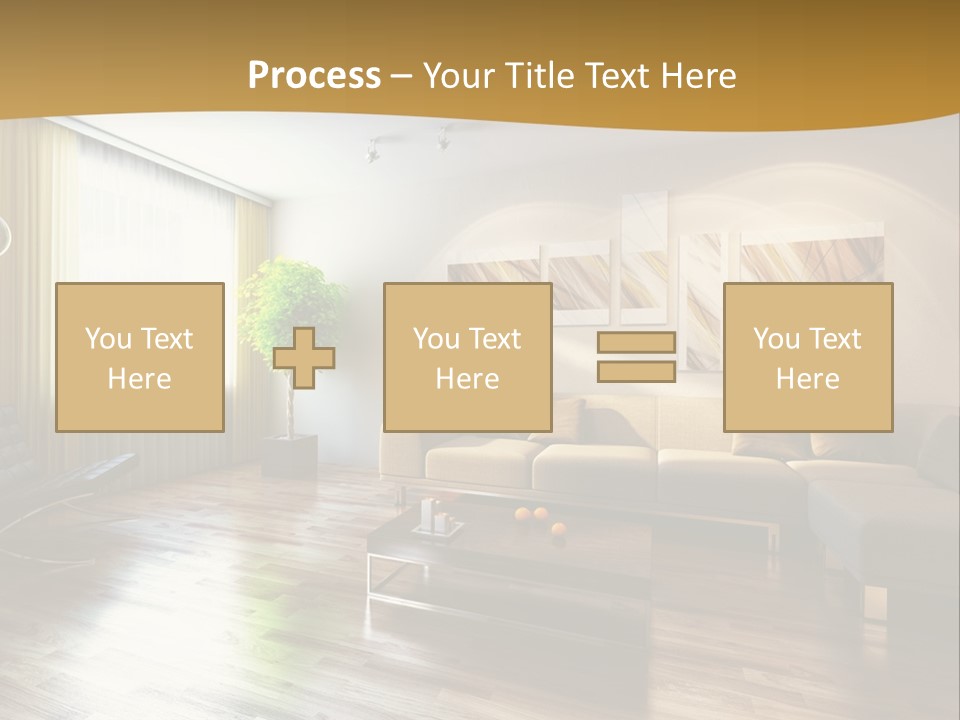 Lounge Cabinet Chair PowerPoint Template