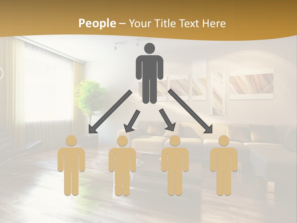 Lounge Cabinet Chair PowerPoint Template