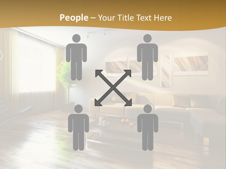 Lounge Cabinet Chair PowerPoint Template