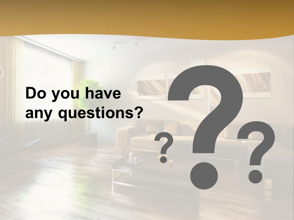 Lounge Cabinet Chair PowerPoint Template