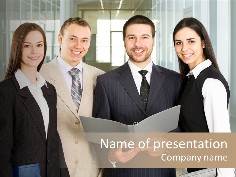 Person Leadership Young PowerPoint Template