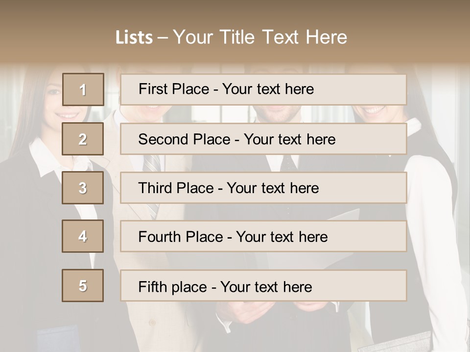 Person Leadership Young PowerPoint Template