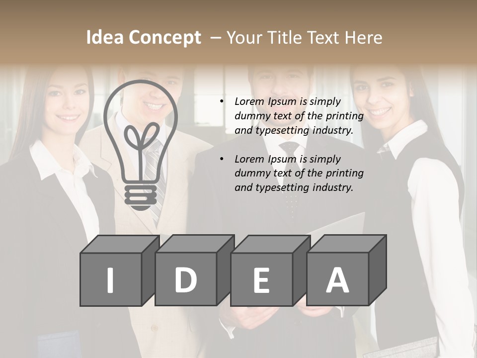 Person Leadership Young PowerPoint Template