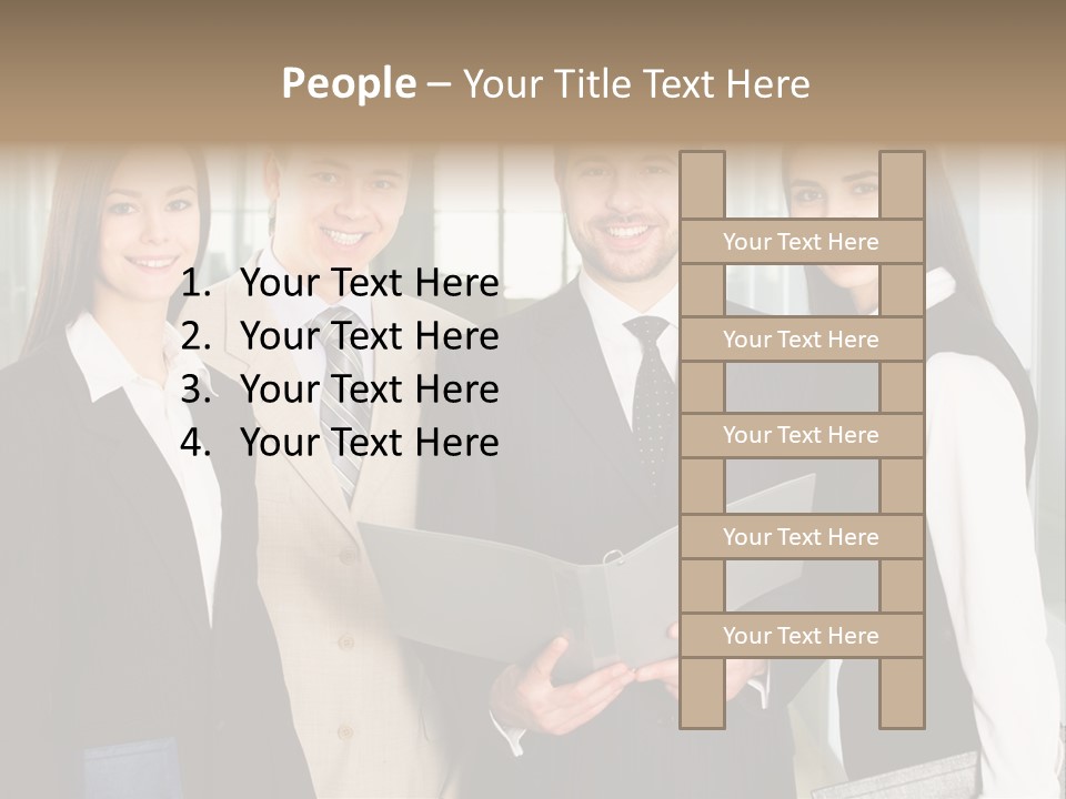 Person Leadership Young PowerPoint Template