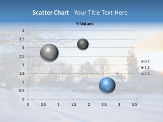 Weather Blizzard Sunrise PowerPoint Template