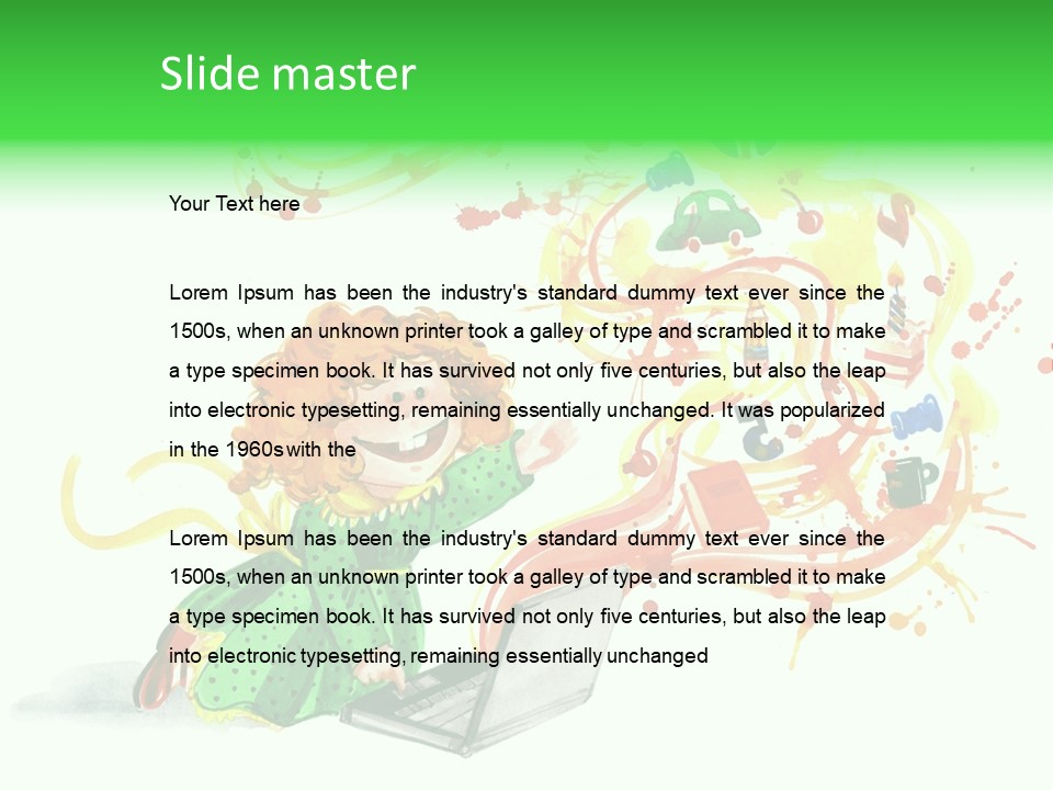 Work Show Worldmap PowerPoint Template