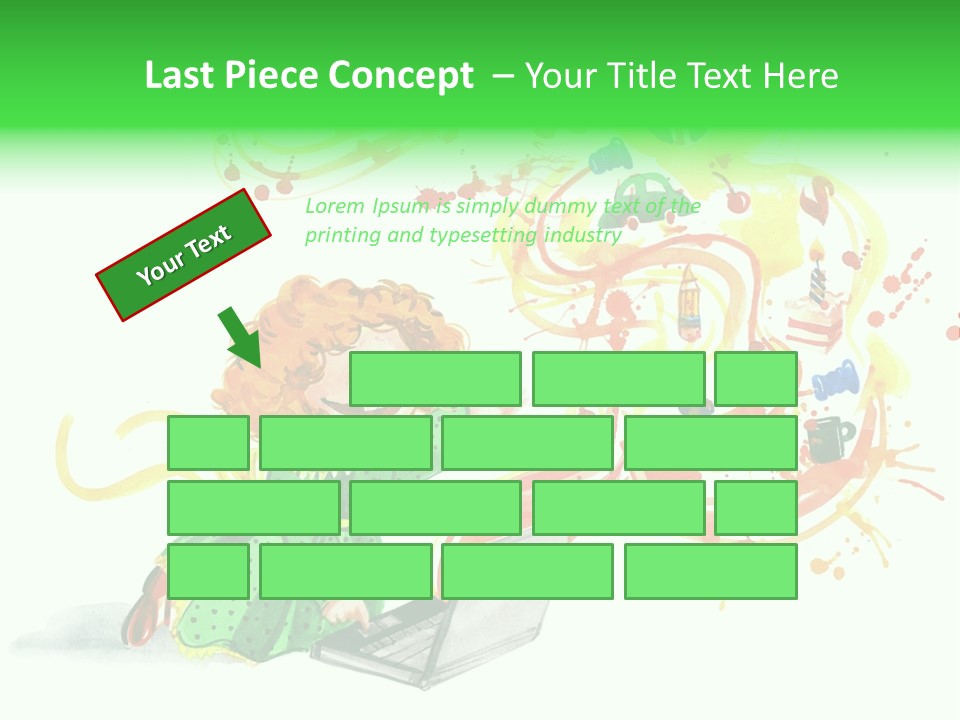 Work Show Worldmap PowerPoint Template