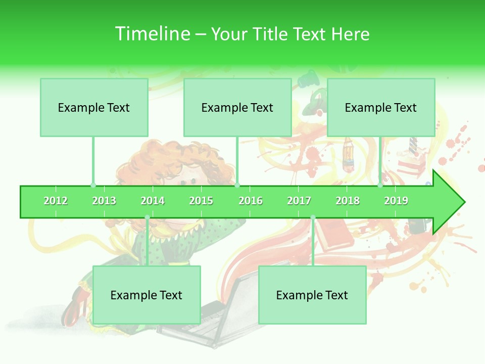 Work Show Worldmap PowerPoint Template