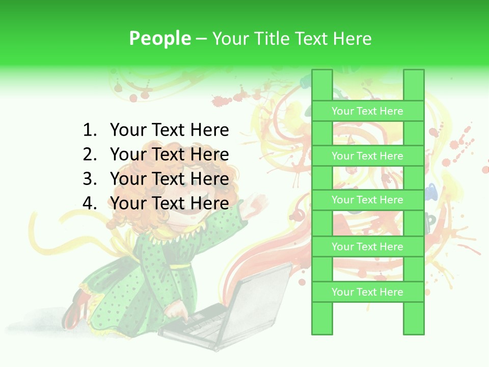 Work Show Worldmap PowerPoint Template