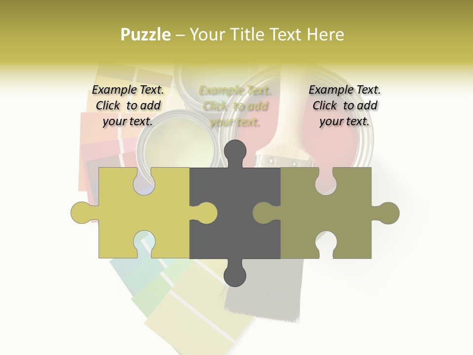 Pantone Plastic Decoration PowerPoint Template