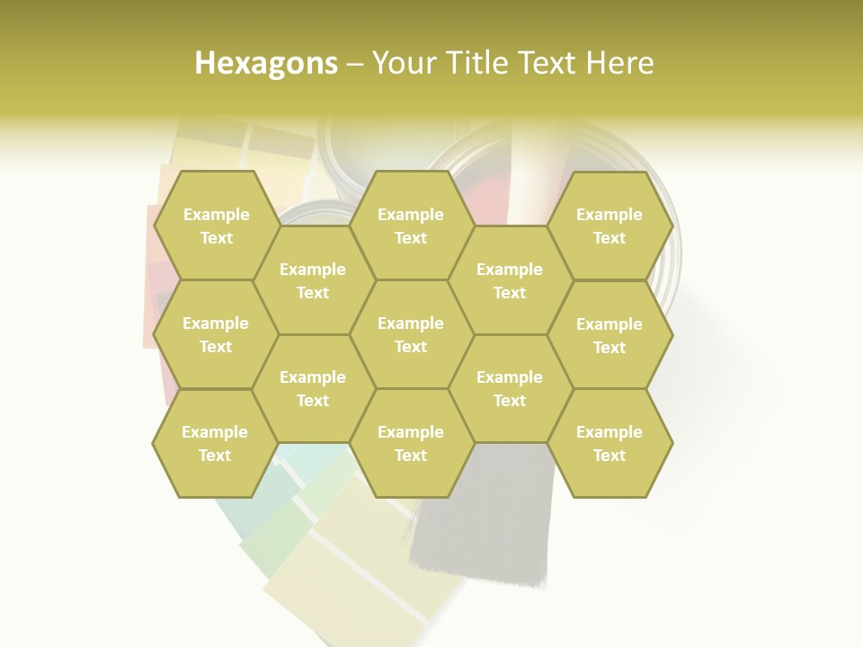 Pantone Plastic Decoration PowerPoint Template