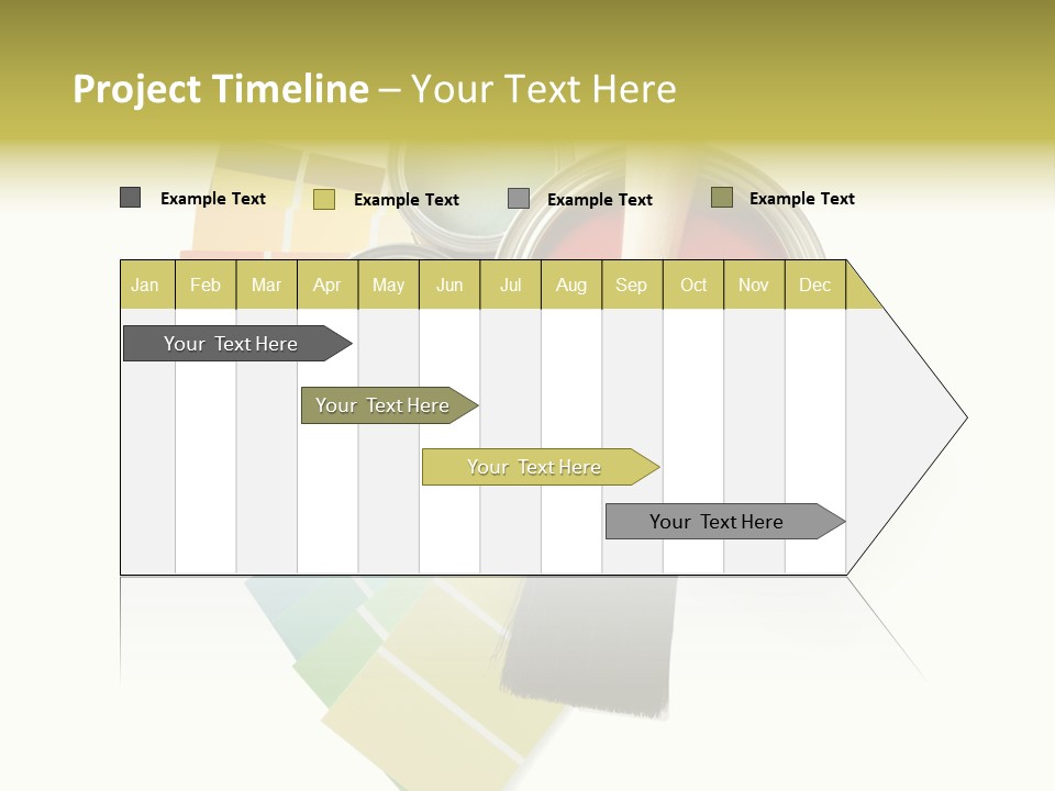 Pantone Plastic Decoration PowerPoint Template