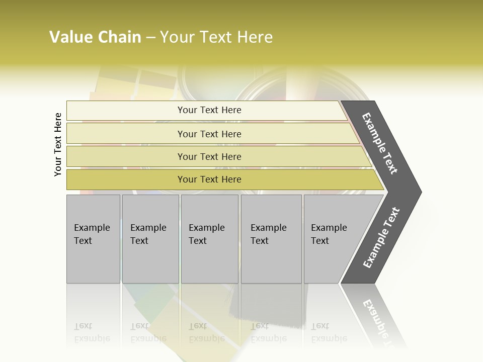Pantone Plastic Decoration PowerPoint Template
