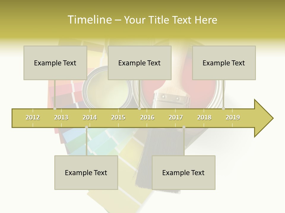 Pantone Plastic Decoration PowerPoint Template