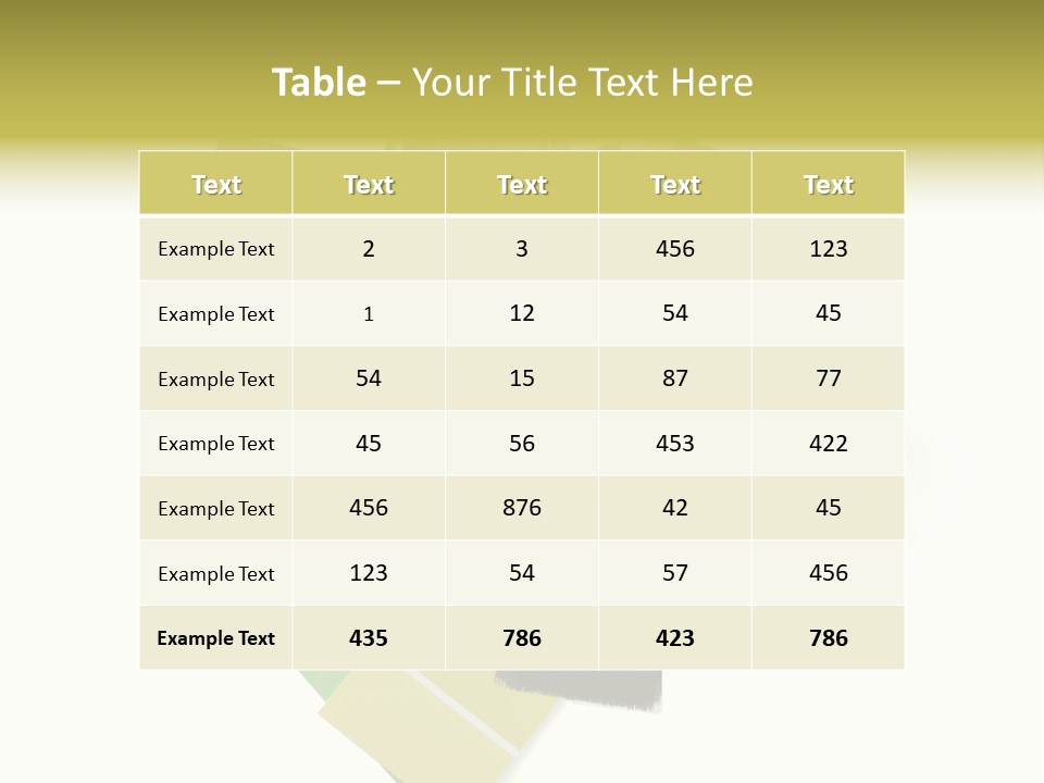 Pantone Plastic Decoration PowerPoint Template