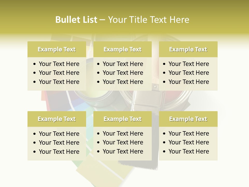 Pantone Plastic Decoration PowerPoint Template