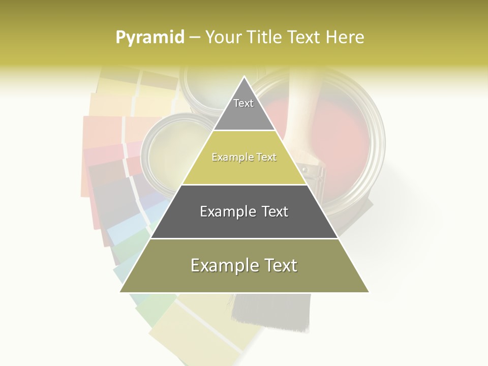 Pantone Plastic Decoration PowerPoint Template