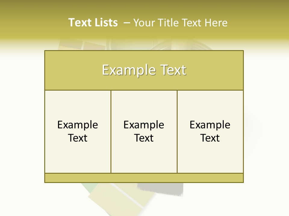 Pantone Plastic Decoration PowerPoint Template