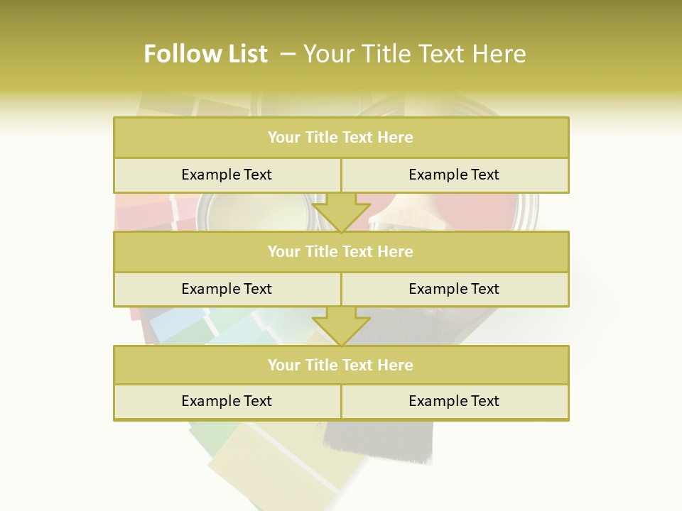 Pantone Plastic Decoration PowerPoint Template