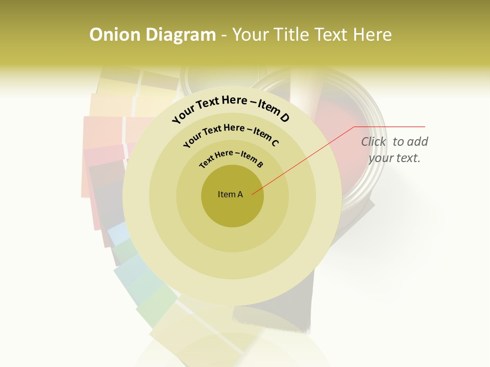 Pantone Plastic Decoration PowerPoint Template
