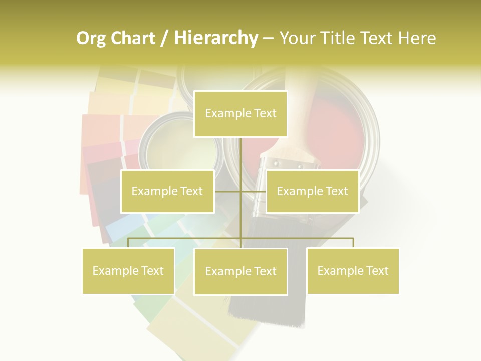 Pantone Plastic Decoration PowerPoint Template