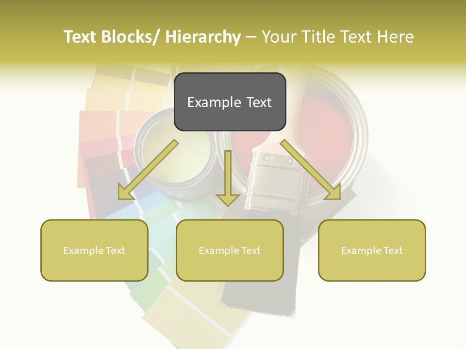 Pantone Plastic Decoration PowerPoint Template