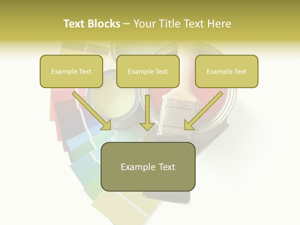 Pantone Plastic Decoration PowerPoint Template