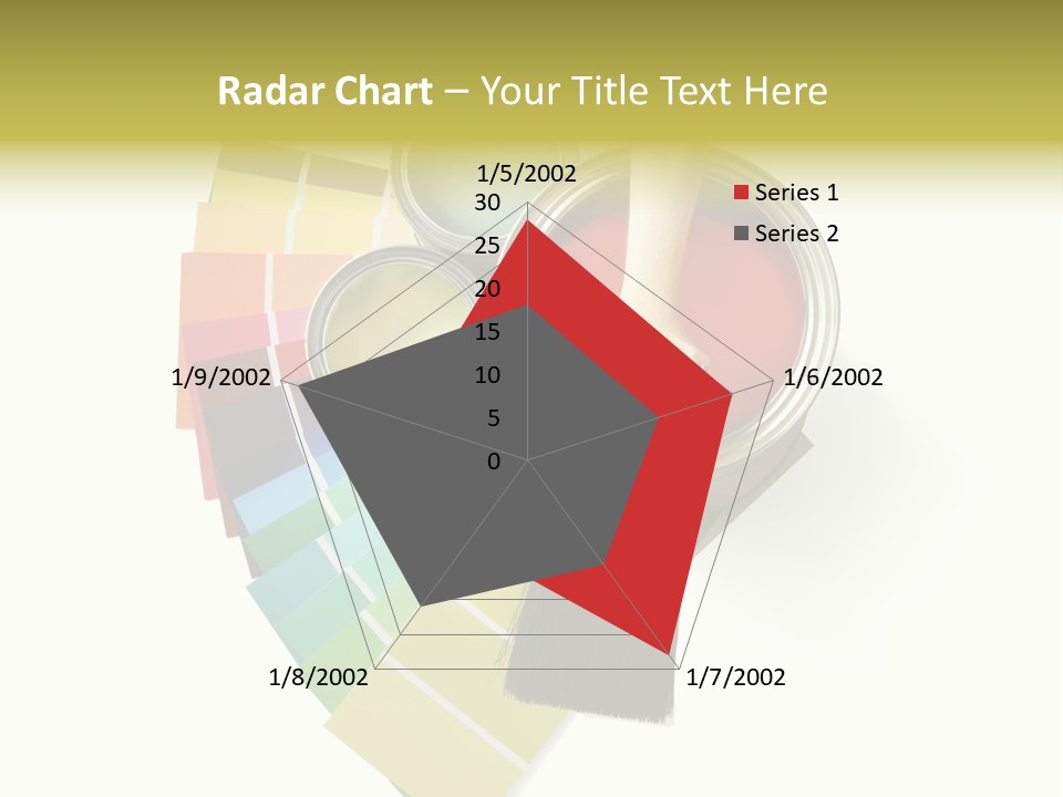 Pantone Plastic Decoration PowerPoint Template