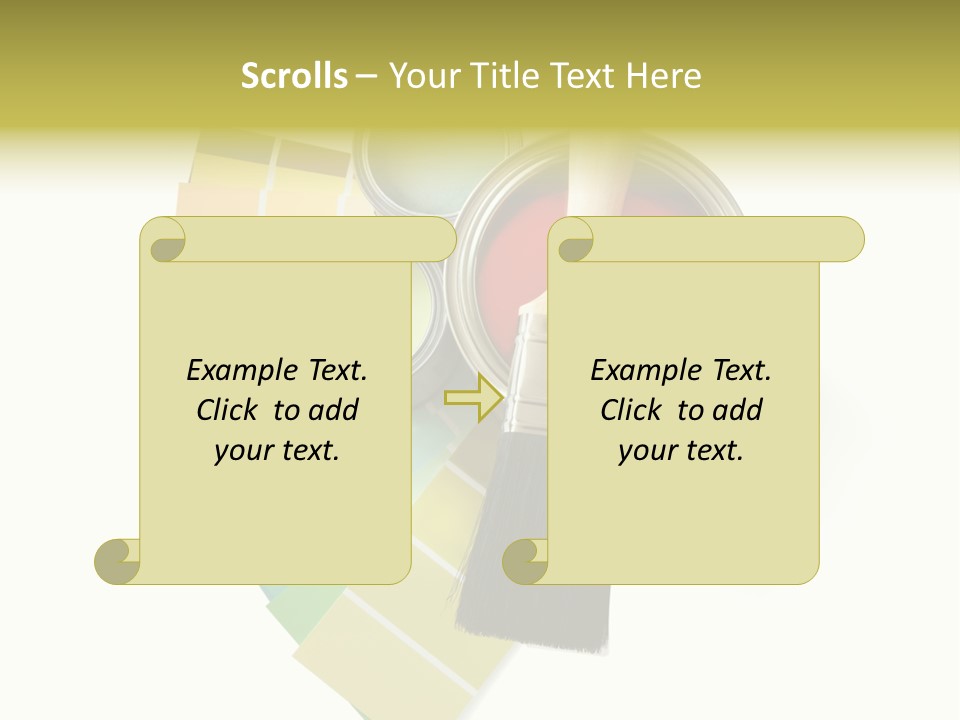 Pantone Plastic Decoration PowerPoint Template