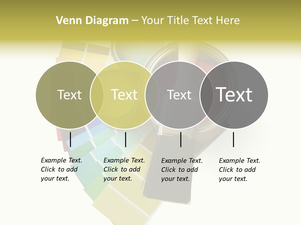 Pantone Plastic Decoration PowerPoint Template